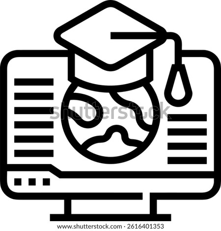 Computer icon symbol vector image Illustration