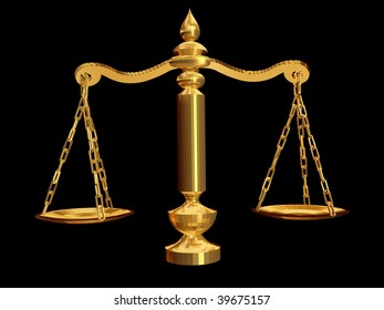 Balance Scale Isolated On Background Stock Photo 65502976 | Shutterstock