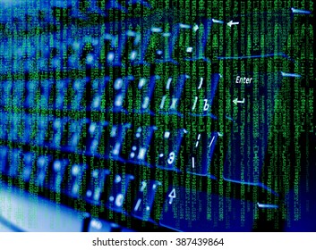 Computer Keyboard And Matrix Coding