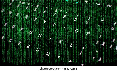 Computer Keyboard And Matrix Coding