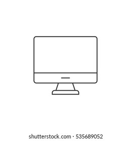 Monitor Screen Display Vector Stock Vector (Royalty Free) 1297654753