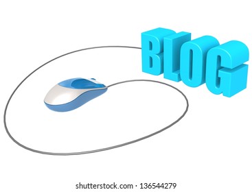 Computer mouse and blog