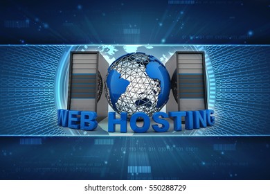 Computer Network,3d rendering
