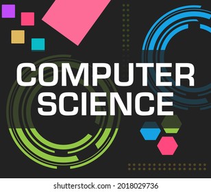 Computer Science Text Written Over Dark Stock Illustration 2018029736 ...