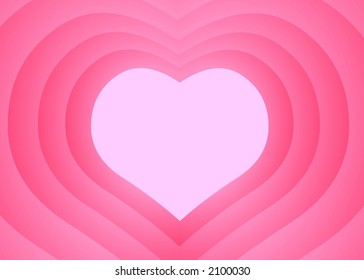 Concentric Hearts Backdrop Frame