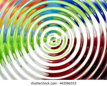 Concentric Ripple Effect Circles Liquid Material Stock Illustration ...
