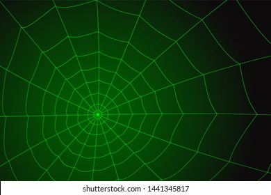 concentric white web on a gray background