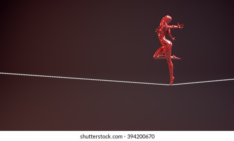 concept of balance and stability, rope