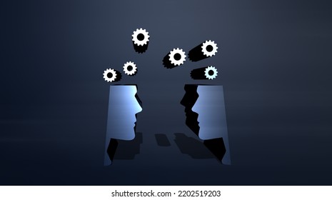 Concept of brainstorming, sharing knowledge of each other - Powered by Shutterstock - Get 15% off with code: PIKWIZARD15