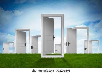 7,132 Many open doors Images, Stock Photos & Vectors | Shutterstock