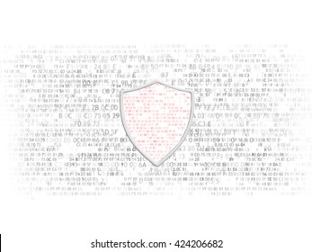 The concept of data protection. Concept of protection of important data.