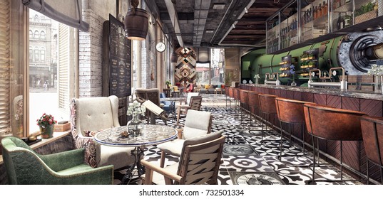 saloon bar design