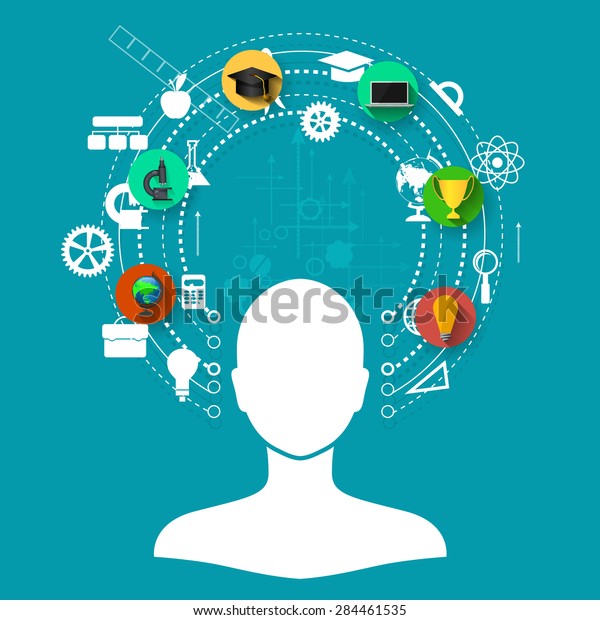 Concept Education Science Knowledge Stock Illustration 284461535