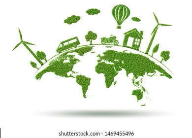 Concept of environmental protection - 3d rendering