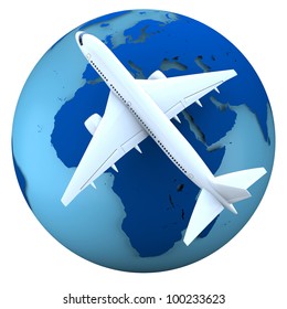 498 Plane flying over globe Images, Stock Photos & Vectors | Shutterstock