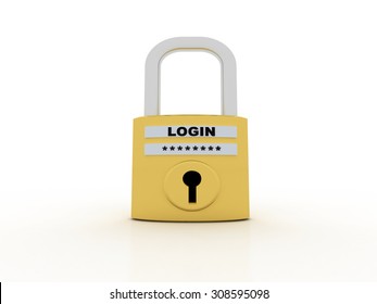 A concept graphic depicting a folder/file security concept