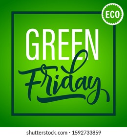 Concept Green Friday In Illustrtion