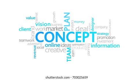 Concept, Infographic Cloud Animation