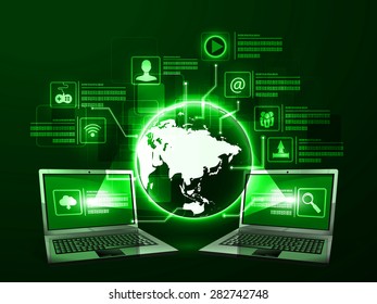 Concept Internet Technology Stock Illustration 282742748 | Shutterstock