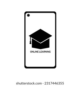 Concept of mobile learning, e-learning and online courses application. Online Education and back to school. Digital Classroom Online Education internet, mobile website background