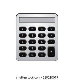 concept modern calculator background. 