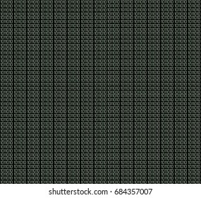 concept of numerical binary data computer, one or zero Show amount of data flow to central processing unit, one or zero data is work on computer analog and digital, soft green background.