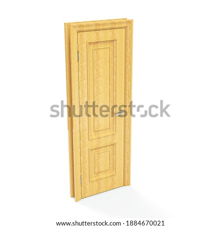 Similar – Image, Stock Photo Light shines through the window of a long abandoned room and casts a bright light on the old, empty floor