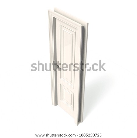 Similar – Image, Stock Photo Light shines through the window of a long abandoned room and casts a bright light on the old, empty floor
