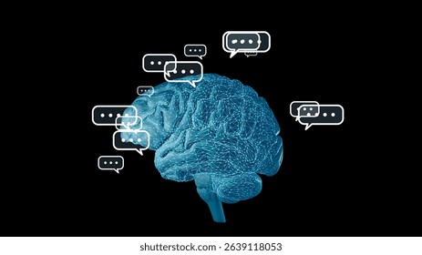 Concept visual of conversational AI 