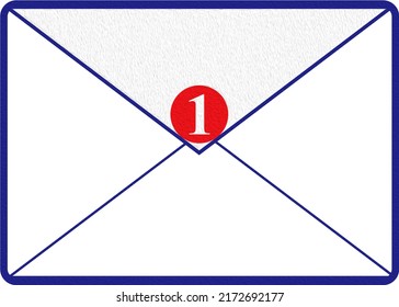 Concept Of You've Got Mail, Email Icon Symbol Illustration Design.