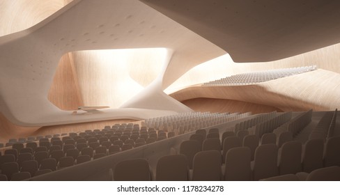 Conceptual abstract design of the interior of the concert hall and grand piano in a modern style. 3D illustration and rendering. - Powered by Shutterstock