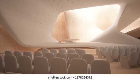 Conceptual abstract design of the interior of the concert hall and grand piano in a modern style. 3D illustration and rendering. - Powered by Shutterstock