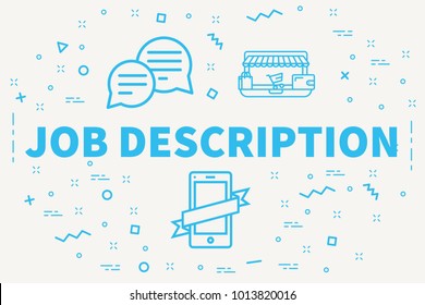 Conceptual Business Illustration With The Words Job Description