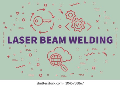 Conceptual Business Illustration With The Words Laser Beam Welding