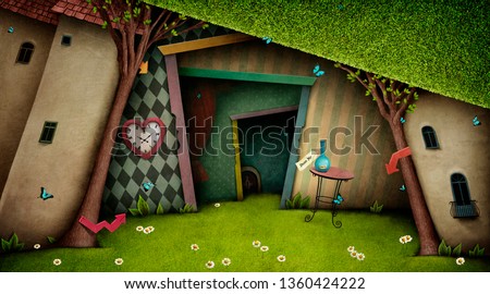 Similar – Image, Stock Photo Room for fantasy Abstract