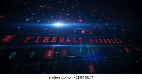 Conceptual image of digitally generated warning sign for online fraud
