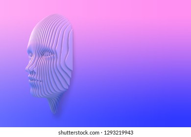 女性 横顔 逆光 のイラスト素材 画像 ベクター画像 Shutterstock