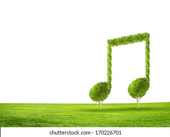 Conceptual Image Of Green Plant. Protect Our Planet