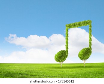 Conceptual Image Of Green Plant. Protect Our Planet