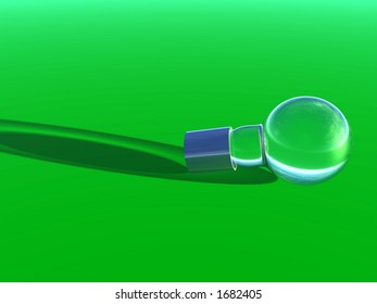 A conceptual image of a lightbulb.