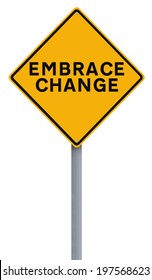 A conceptual road sign on Change 