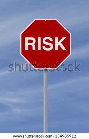 Similar – Risk vs. safety sign