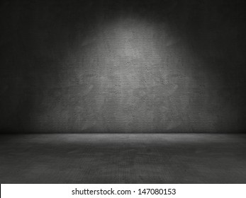 Concrete wall and floor background