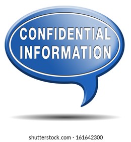 Confidential Top Secret Classified Information Red Label Icon Or Stamp