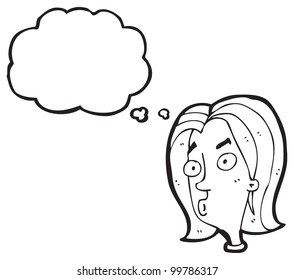 Confused Woman Cartoon Stock Illustration 99786317 | Shutterstock