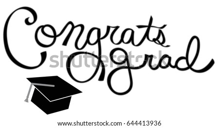 congrats grad em ilustração stock 644413936 shutterstock