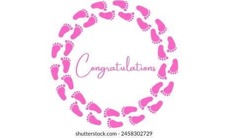 Congratulations texting on new born  baby concept. Congratulations blessings baby.  - Powered by Shutterstock