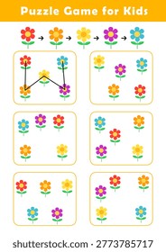 Connect candies according to the example provided. Pre-Writing Worksheet for Toddlers. Puzzle Game for Children. Preschool Worksheet Activity for Kids. Educational Game.