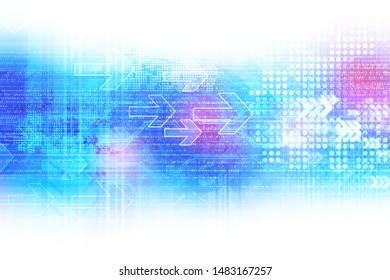 Connect technology transfer background. Digital tech network backdrop.