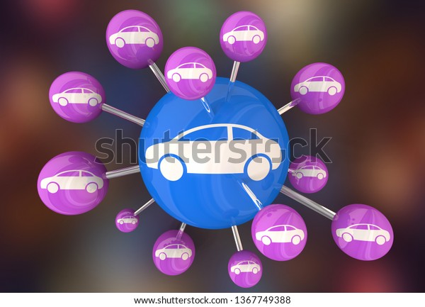Connected Cars Networked Vehicles IoT
Automobiles 3d
Illustration